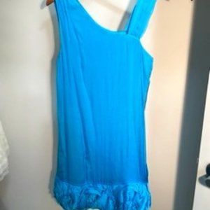 Alice + Olivia Silk Blue Dress XS